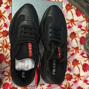 Prada Americas Cup biker sneakers